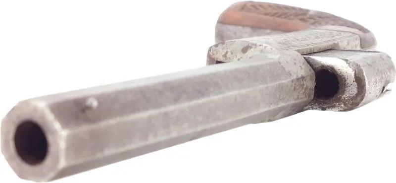 A RARE COLLEYE HARMONICA PISTOL C.1860