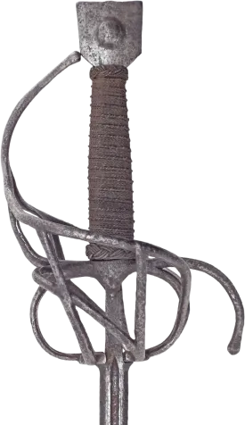 A RARE SCHIAVONA RAPIER C.1600