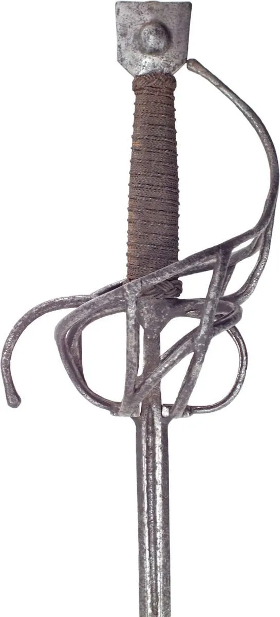 A RARE SCHIAVONA RAPIER C.1600