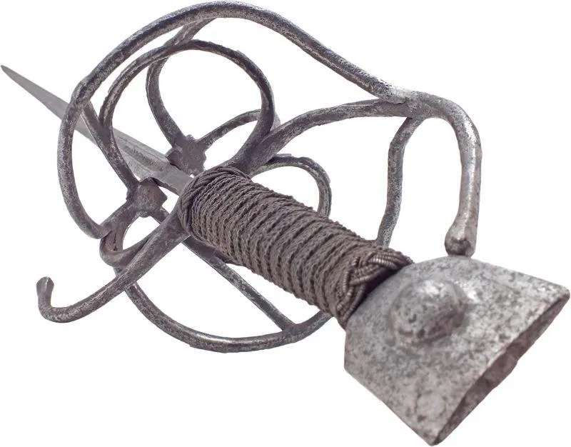 A RARE SCHIAVONA RAPIER C.1600