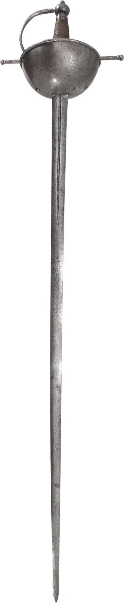 A SPANISH CUP HILT RAPIER C.1670