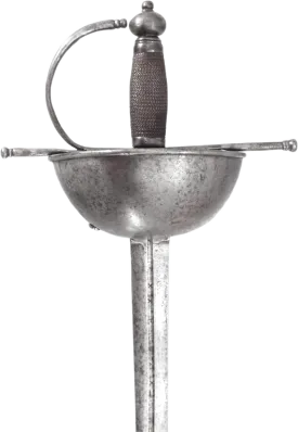 A SPANISH CUP HILT RAPIER C.1670