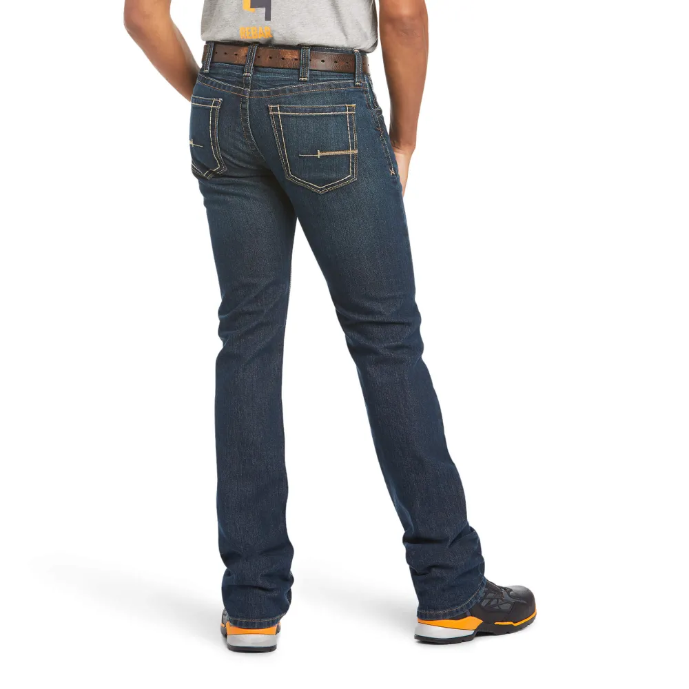Ariat Mens Rebar M7 Edge Stackable Straight Leg Work Jeans - 10034628