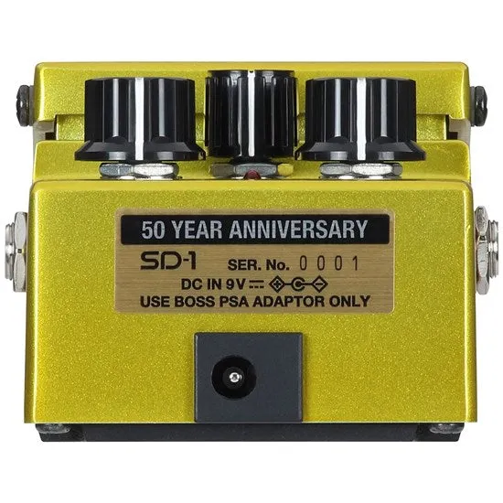 Boss LIMITED EDITION SD-1 Super Overdrive Pedal - 50th Anniversary