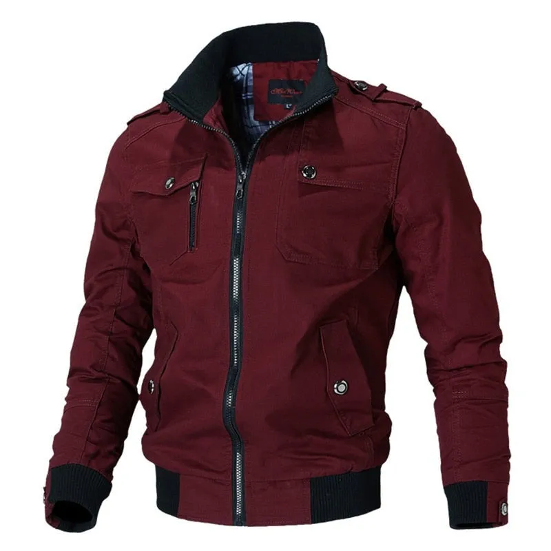 Casual Windbreaker Jacket Coat