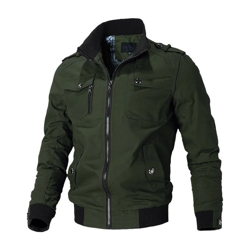 Casual Windbreaker Jacket Coat