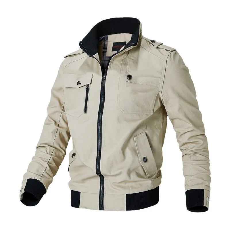 Casual Windbreaker Jacket Coat