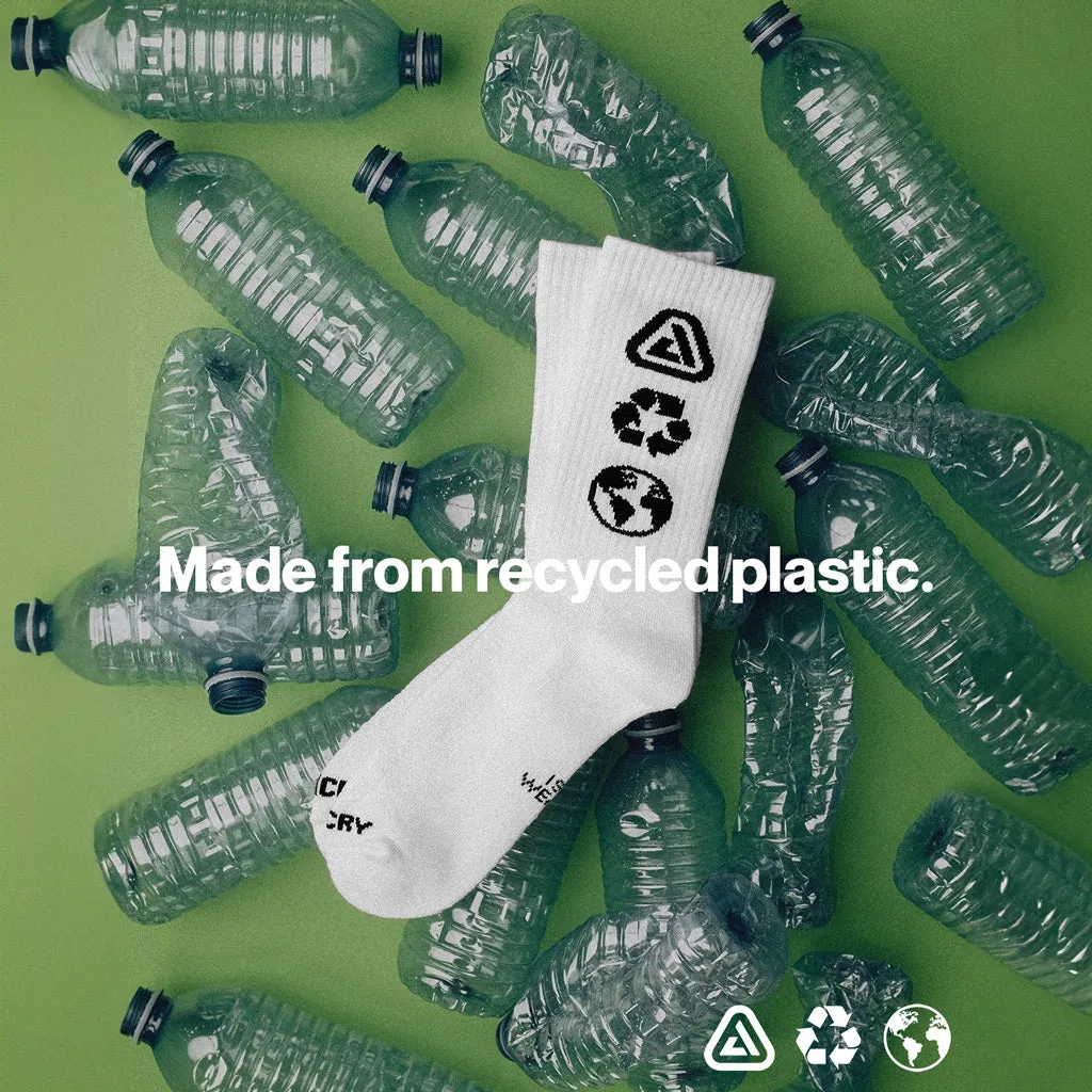 Earth Day - White  (Made w/ Recycled Plastic)