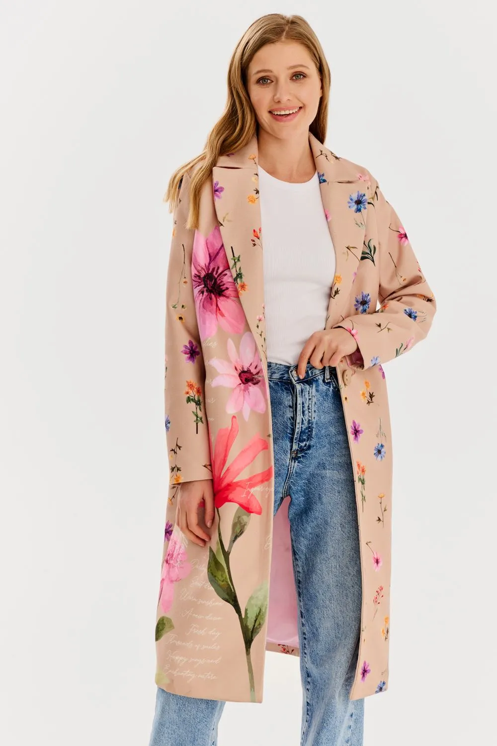 Floral Bloom classic coat