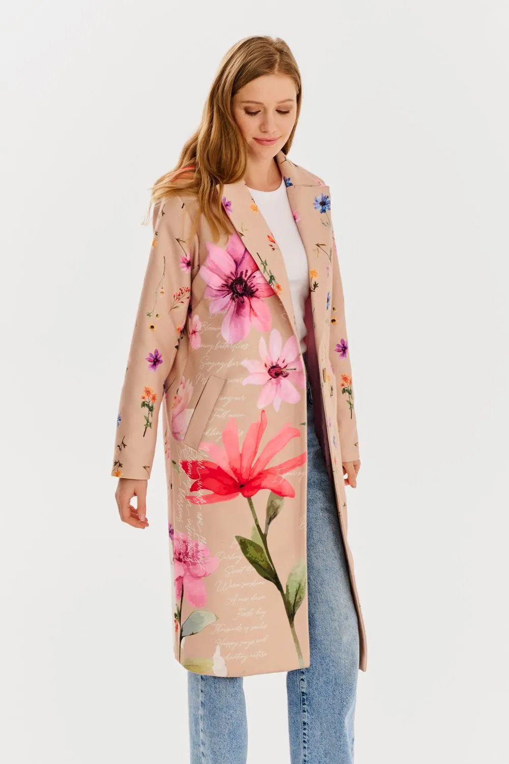 Floral Bloom classic coat