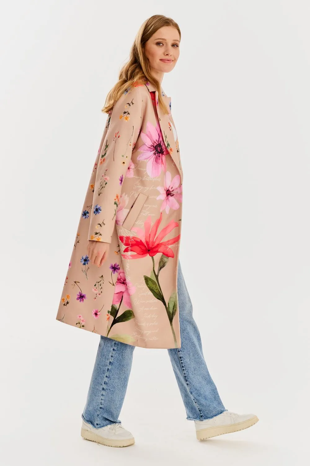 Floral Bloom classic coat