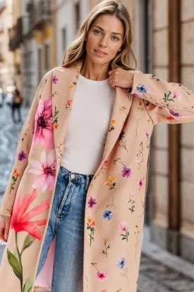 Floral Bloom classic coat