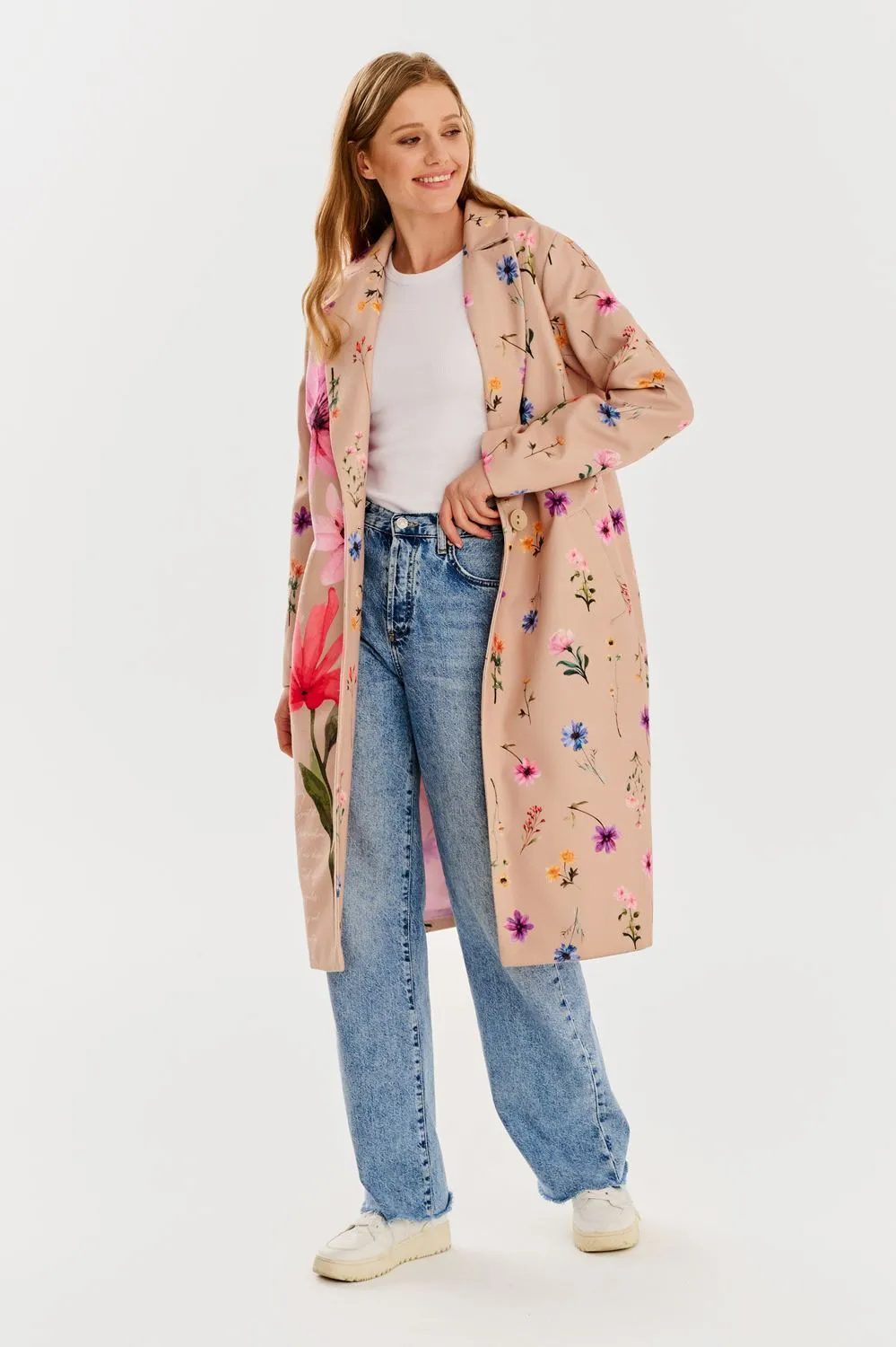 Floral Bloom classic coat