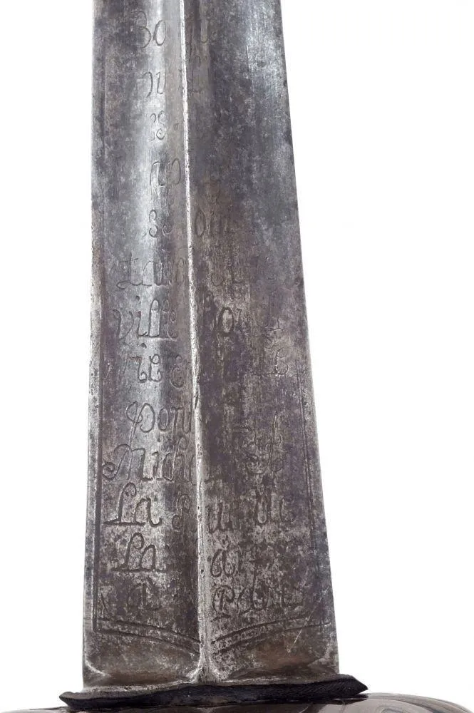 FRENCH SILVER HILTED SMALLSWORD C.1720-50