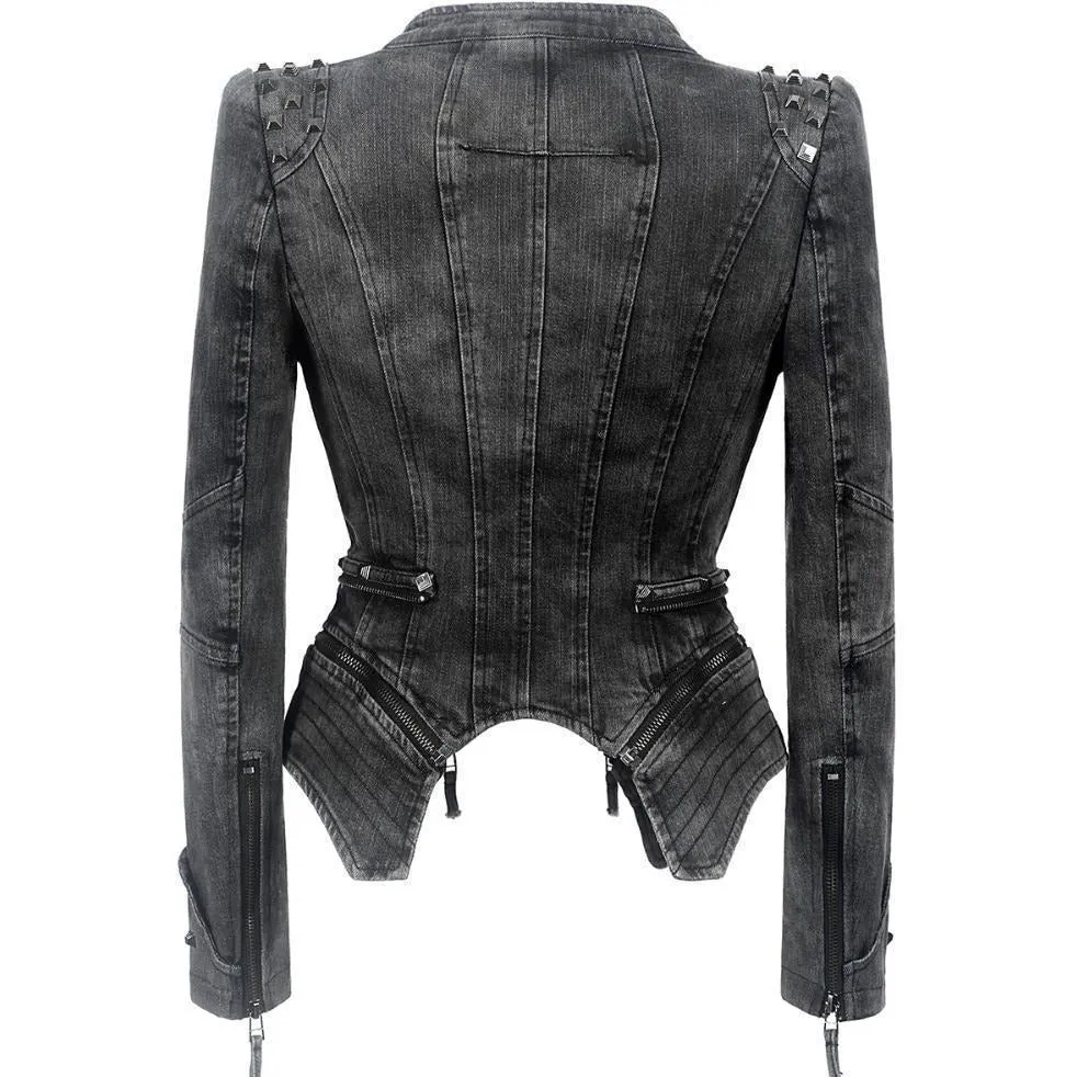Gothic Rose Denim Jacket