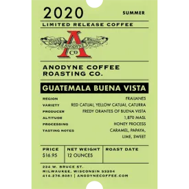 Guatemala Buena Vista Honey Process