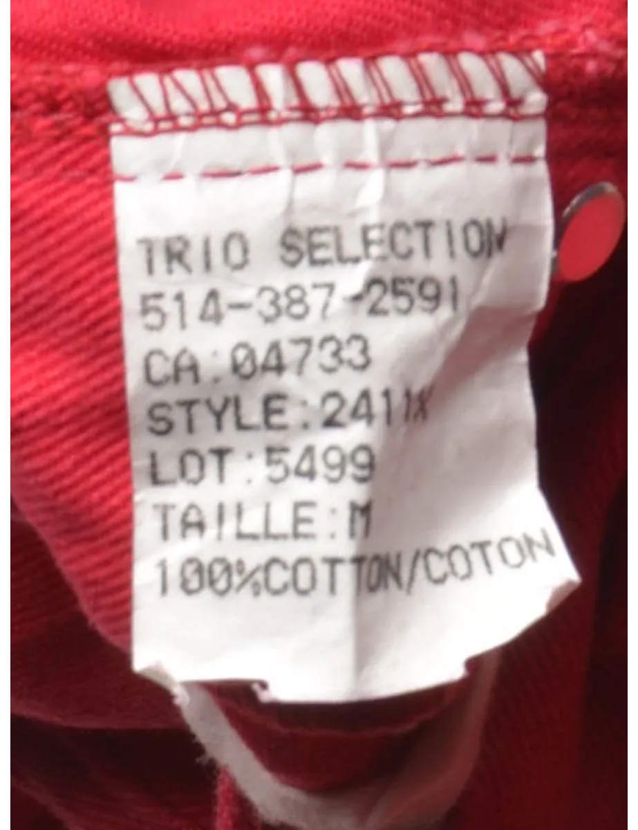 Hot Pink Straight Fit Jeans - W31 L34