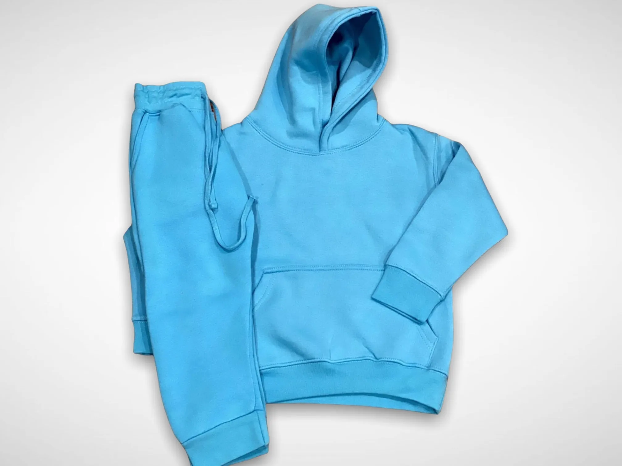 KIDS Sky Blue Pull Over Sweat Suit