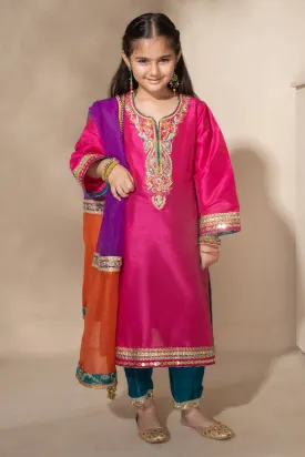 Luxe Pret '22 -Paisely Phiran Kids