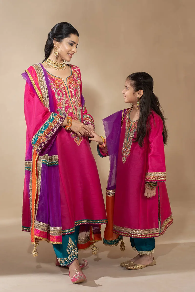 Luxe Pret '22 -Paisely Phiran Kids