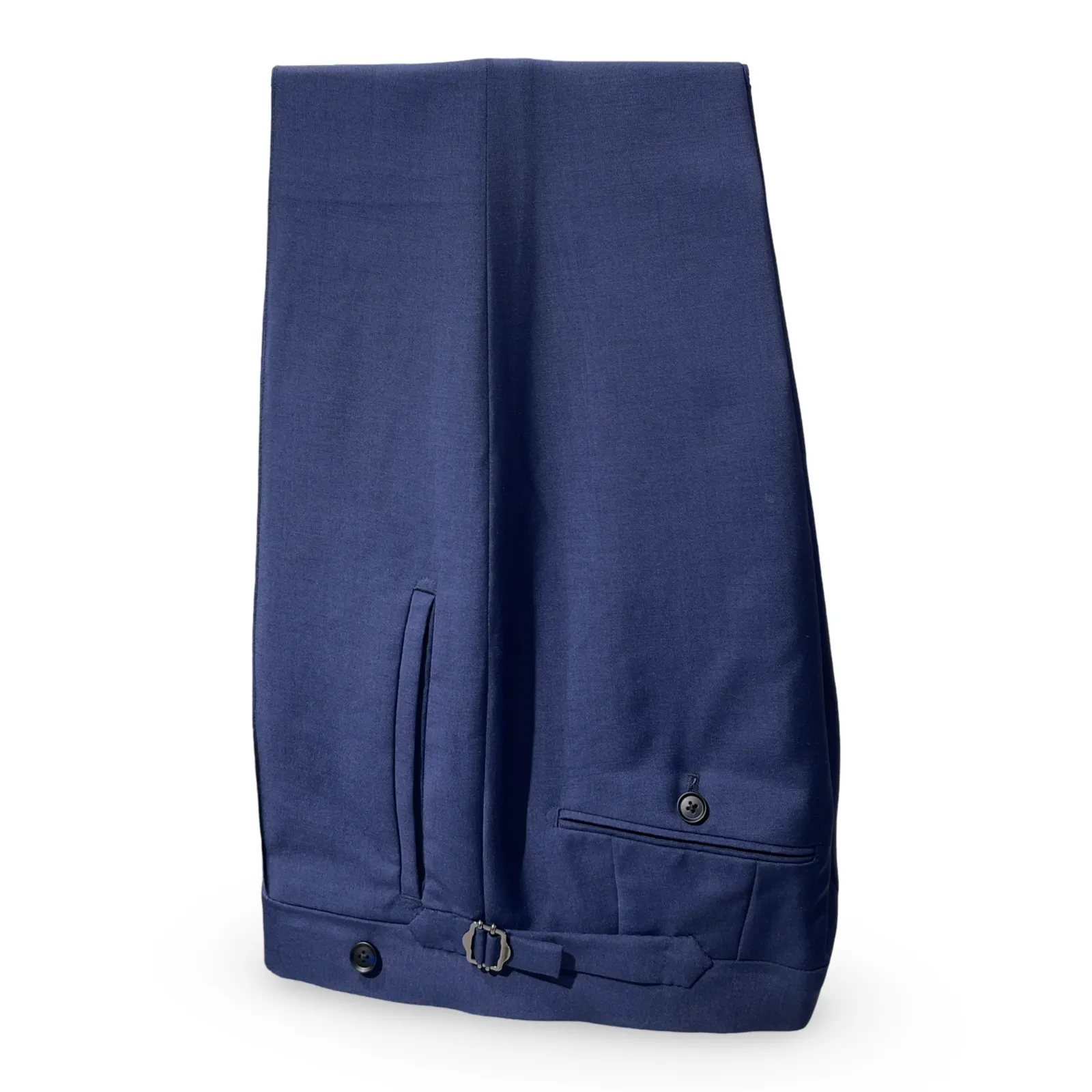 Navy English Imported Merino Wool Blend "Notch Lapels" 1B Suit