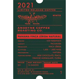 Panama Finca Lérida Natural