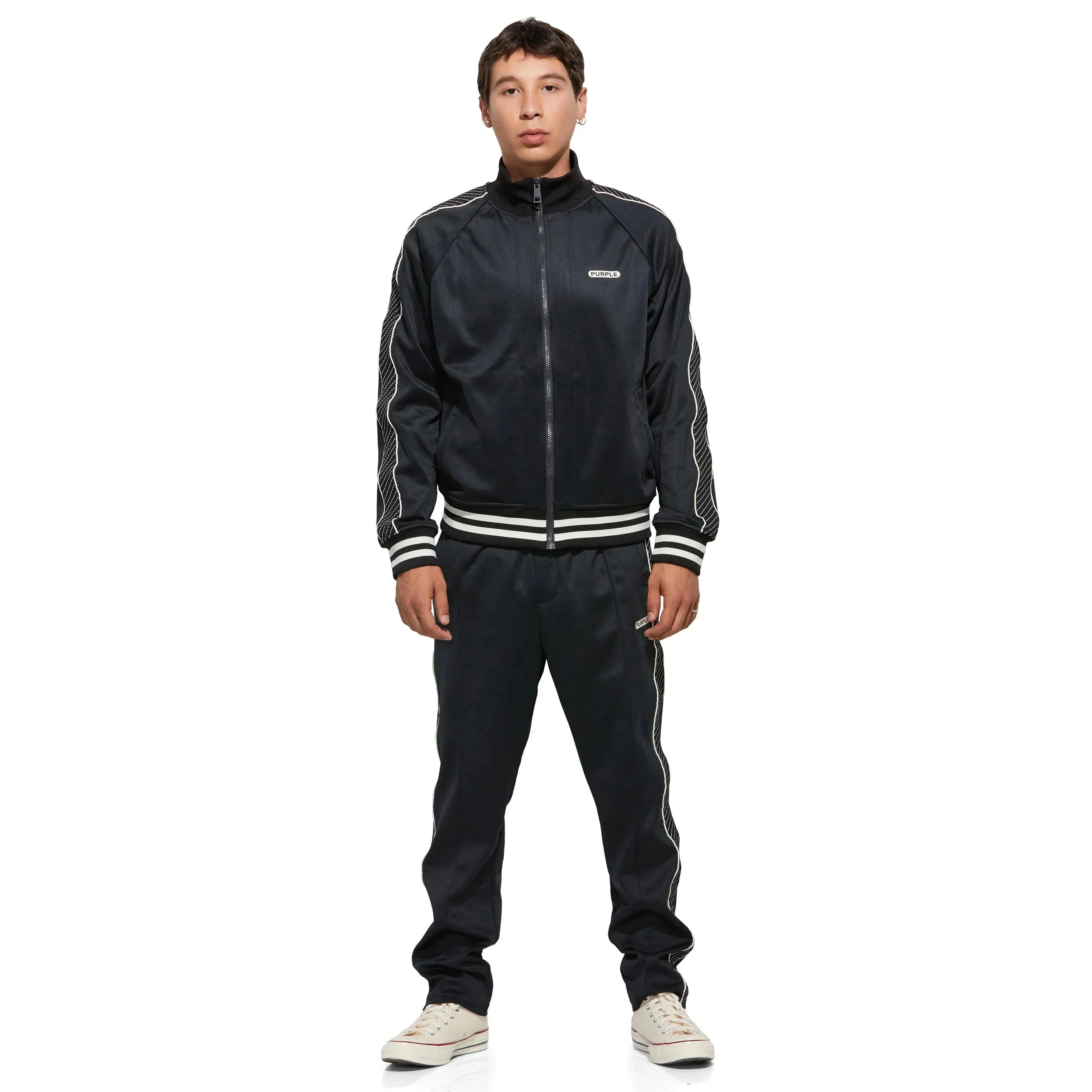 Purple Brand P414 Poly Tricot Track Jacket
