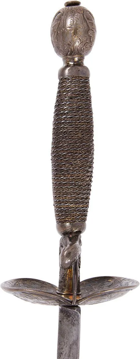 SILVER HILTED SMALLSWORD