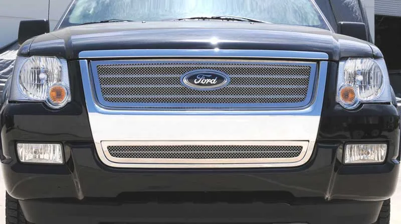 T-REX Upper Class Series, Overlay Grilles - Polished - 2006-2010 Explorer