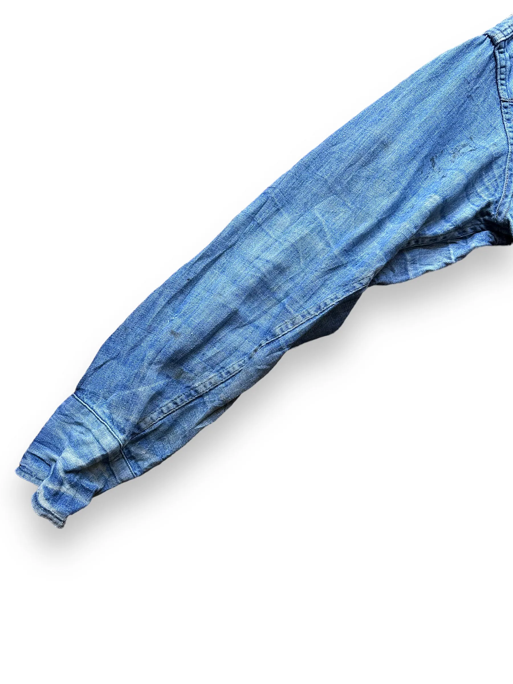 Vintage JC Penney Denim Pearl Snap SZ L | Vintage Denim Western Wear Seattle | Barn Owl Seattle