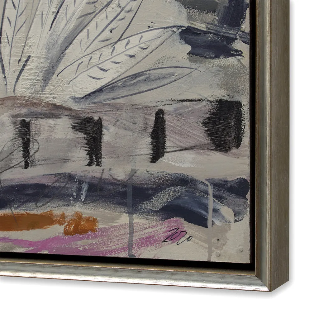 WHEN THE DESERT DREAMS original mixed media painting